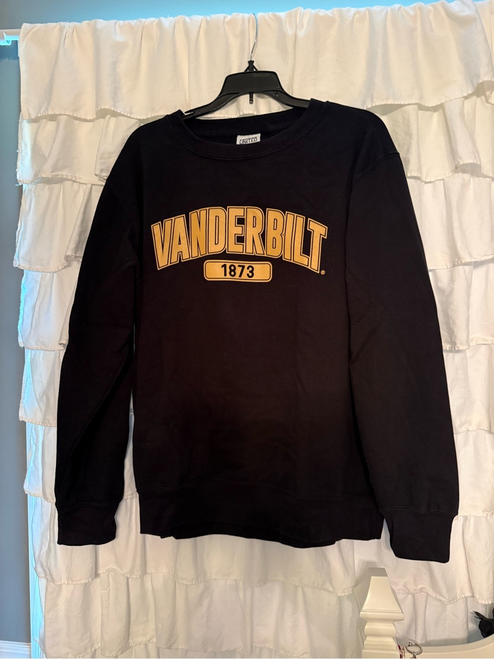 Vanderbilt University Black Crewneck Sweatshirt